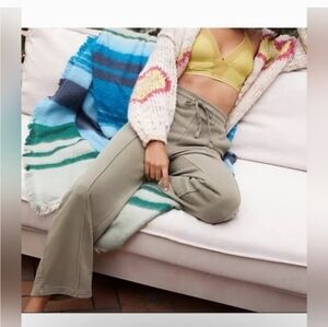 NWT Anthropologie Daily Practice Pintuck Lounge Trouser Pants S